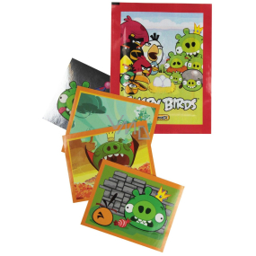 Angry Birds stickers for collector's album 5 pieces, recommended age 3+