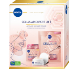 Nivea Cellular Expert Life remodelling day cream with hyaluronic acid 50 ml + textile face mask with hyaluronic acid 1 piece, cosmetic set for women