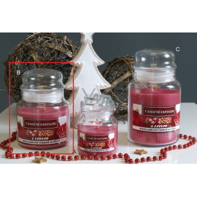 Lima Aroma Dreams Christmas Fantasy aromatic candle glass with lid 450 g