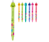 Colorino Jelly Heads pen green, blue refill 0,5 mm