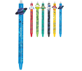 Colorino rubberized pen Space Life blue, blue refill 0,5 mm