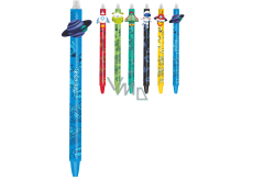 Colorino rubberized pen Space Life blue, blue refill 0,5 mm