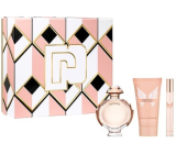 Paco Rabanne Olympea eau de parfum 50 ml + body lotion 75 ml + eau de parfum 10 ml miniature, gift set for women