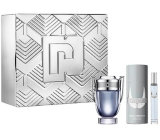 Paco Rabanne Invictus eau de toilette 100 ml + deodorant spray 150 ml + eau de toilette 10 ml miniature, gift set for men