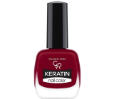Golden Rose Keratin Nail Color Nail Lacquer 41 Dark Red 10,5 ml