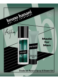 Bruno Banani Made perfumed deodorant glass for men 75 ml + shower gel 50 ml, cosmetic set for men
