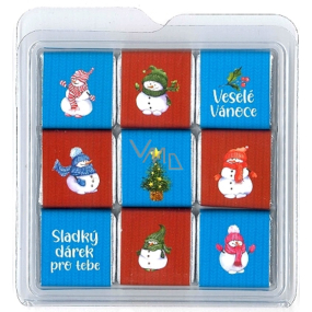 Nekupto Christmas chocolate puzzle Snowman 45 g