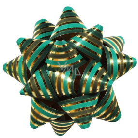 Nekupto Luxury Christmas Starfish Green-gold 6,5 cm