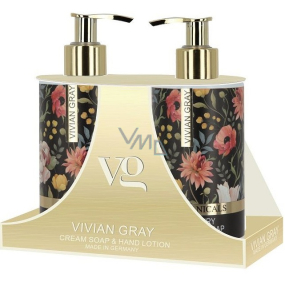 Vivian Gray Botanicals luxury liquid soap 250 ml + luxury hand lotion 250 ml, cosmetic set for women