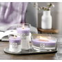 WoodWick Trilogy Amethyst Sky - Amethyst Sky scented candle with wooden wick and lid glass boat 453 g