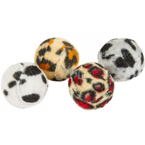 B&F Cat ball with animal motif 4 cm 4 pieces