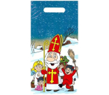 Press St. Nicholas bag with hole punch St. Nicholas, devils, angel 195 x 400 mm