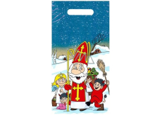 Press St. Nicholas bag with hole punch St. Nicholas, devils, angel 195 x 400 mm
