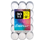 Emocio Tea lights white, burning time 8 hours 30 pieces