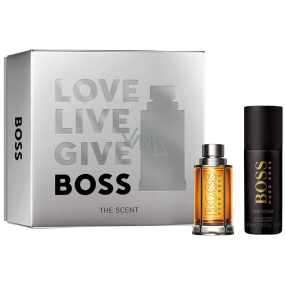 Hugo Boss The Scent for Men eau de toilette 50 ml + deodorant spray 150 ml, gift set for men