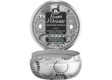 Tesori d Oriente Muschio Bianco scented candle in tin box 200 g, burning time up to 30 hours