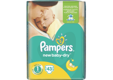 Pampers New Baby Dry 1 Newborn 2-5 kg disposable diapers 43 pieces