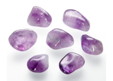 Amethyst Tumbled natural stone, approx. 2 cm, 5-10g, 1 piece, stone of kings and bishops