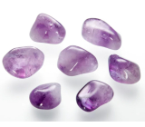 Amethyst Tumbled natural stone, approx. 2 cm, 5-10g, 1 piece, stone of kings and bishops
