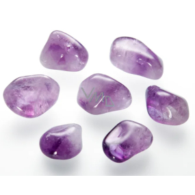 Amethyst Tumbled natural stone, approx. 2 cm, 5-10g, 1 piece, stone of kings and bishops