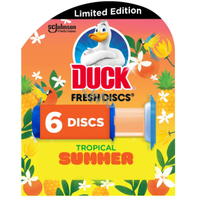 Duck Fresh Discs Tropical Summer Toilet Gel for hygienic cleanliness and freshness of your toilet 36 ml