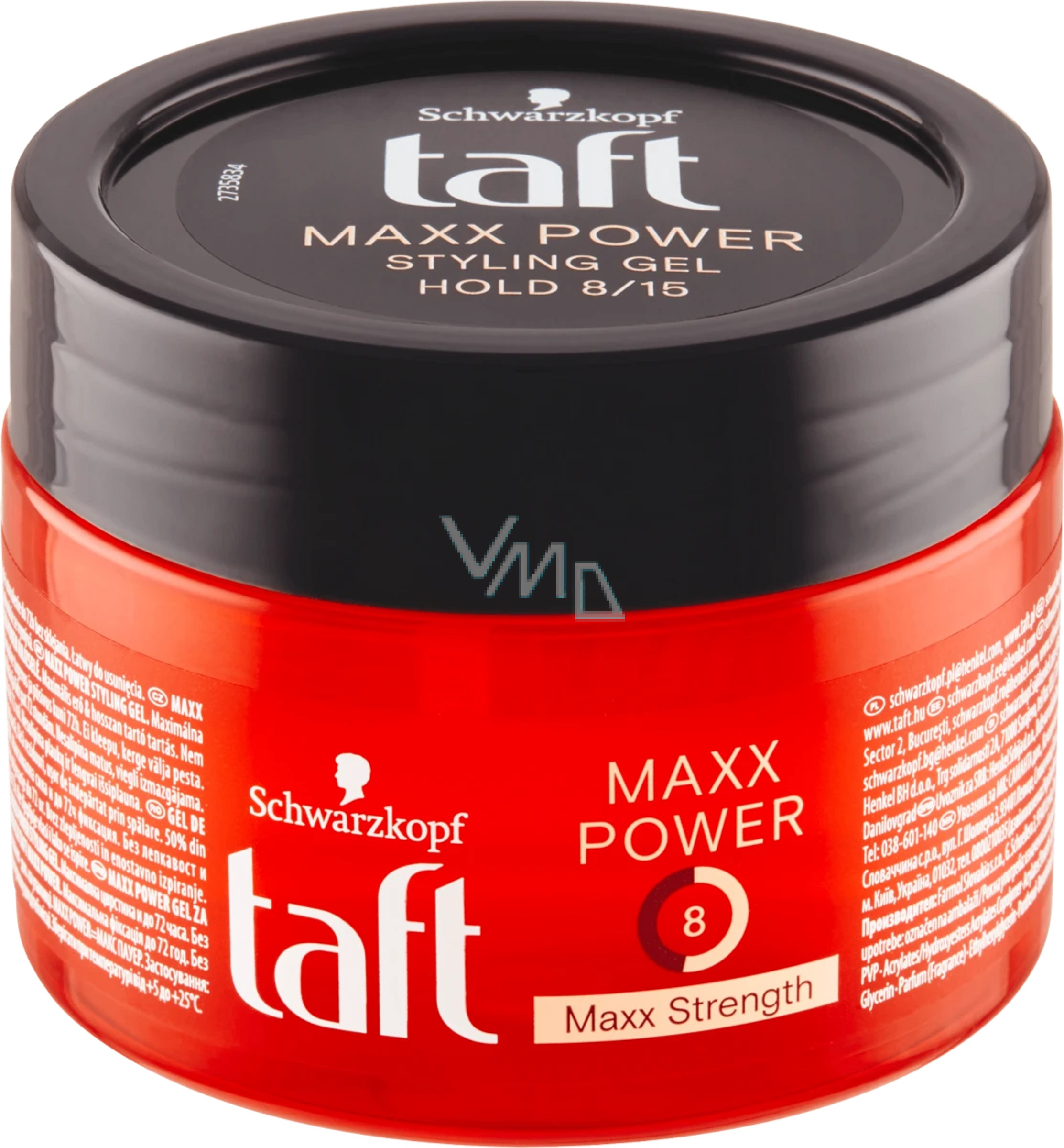 Taft Maxx Power styling gel 250 ml - VMD parfumerie - drogerie