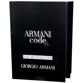 Giorgio Armani Code toaletní voda pro muže 1,2 ml s rozprašovačem, vialka