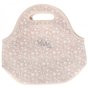 Albi Original Thermal Snack Bag Pink pattern keeps food hot/cold longer 30 x 27 x 18 cm