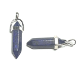 Lapis Lazuli pendulum hexagon pendant natural stone 41 x 13 mm, harmony stone
