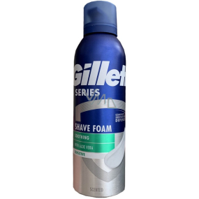 Gillette Series Sensitive shaving foam for sensitive skin for men 200 ml