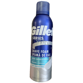 Gillette Series Sensitive Cool shaving foam for men 200 ml