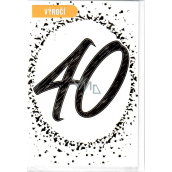 Nekupto 40 years anniversary card 115 x 170 mm