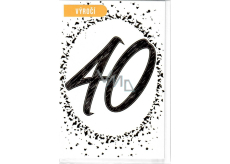 Nekupto 40 years anniversary card 115 x 170 mm