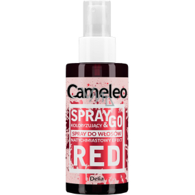Delia Cosmetics Cameleo Spray & Go tinted hair dressing Red 150 ml
