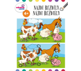 Ditipo Find the differences fun workbook for developing thinking and observation Cow 32 pages age 4+