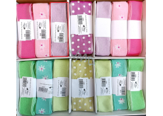 Ditipo Fabric ribbon Flora pastel light purple 3 m x 25 mm