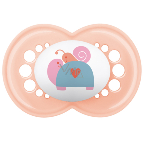 Mam Original silicone orthodontic pacifier 16+ months Pink 1 piece