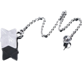 Crystal Merkaba pendulum natural stone pendant 21 x 21 x 21 mm, stone stones