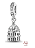 Sterling silver 925 London St. Pavla, travel bracelet pendant