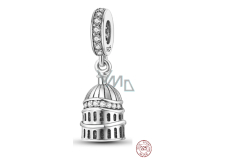 Sterling silver 925 London St. Pavla, travel bracelet pendant