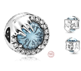 Charm Sterling silver 925 Disney Ice Kingdom, Frozen winter crystal, bead for bracelet