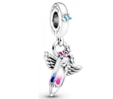 Sterling silver 925 Crayon - dreams of the future, bracelet pendant symbol