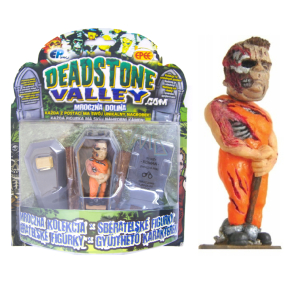 EP Line Deadstone Valley Zombie collectible figure, criminal Roman with his own coffin and tombstone