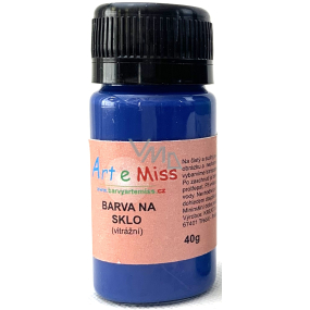 Art e Miss Stained glass paint transparent 44 Blue 40 g