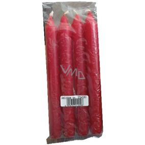 VeMDom Red candle cylinder 21 x 180 mm 4 pieces