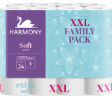 Harmony Soft white unperforated toilet paper 15,7 m 3 ply 24 pcs