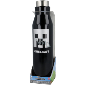 Epee Merch Minecraft stainless steel thermo bottle black 580 ml