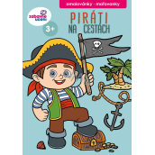 Ditipo Fun learning colouring book Pirates on the move 16 pages 147 x 210 mm