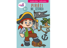 Ditipo Fun learning colouring book Pirates on the move 16 pages 147 x 210 mm
