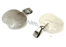 Crystal Apple of Knowledge pendant natural stone 1,5 cm, stone of stones